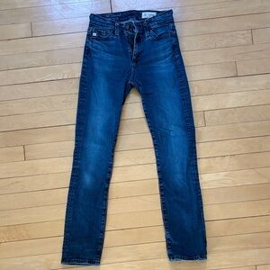 AG Adriano Goldschmied Mari Mid-Rise Slim-Straight Jeans